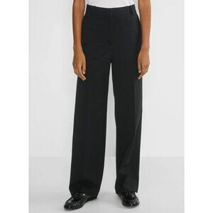 Aritzia Babaton Agency Pants City Wool Dress Twill Black 2 High Waisted Trousers